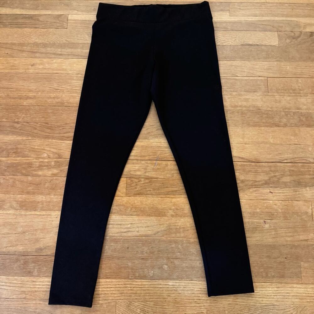 Etam black high-rise pull on yoga pants size 10
 b56